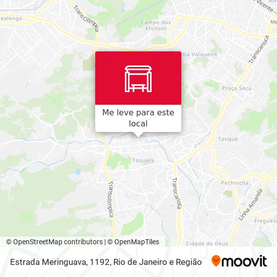 Estrada Meringuava, 1192 mapa