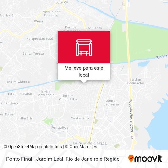 Ponto Final - Jardim Leal mapa