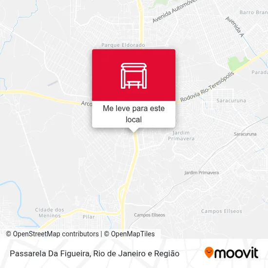 Passarela Da Figueira mapa