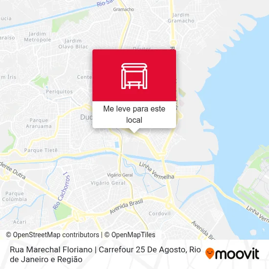 Rua Marechal Floriano | Carrefour 25 De Agosto mapa
