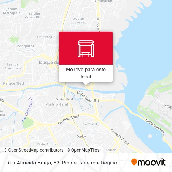 Rua Almeida Braga, 82 mapa
