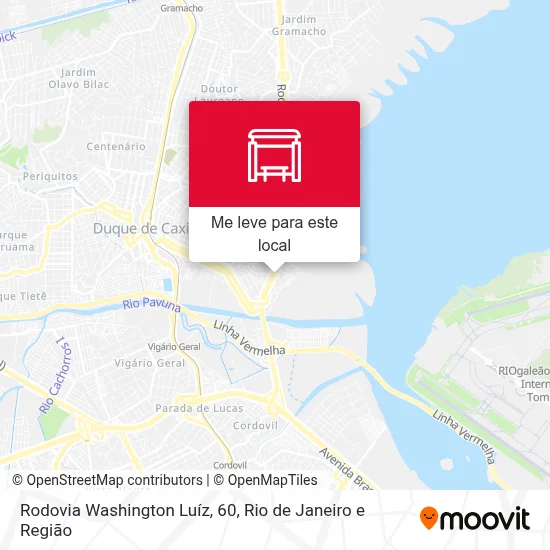 Rodovia Washington Luíz, 60 mapa