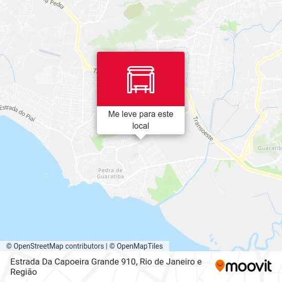 Estrada Da Capoeira Grande 910 mapa