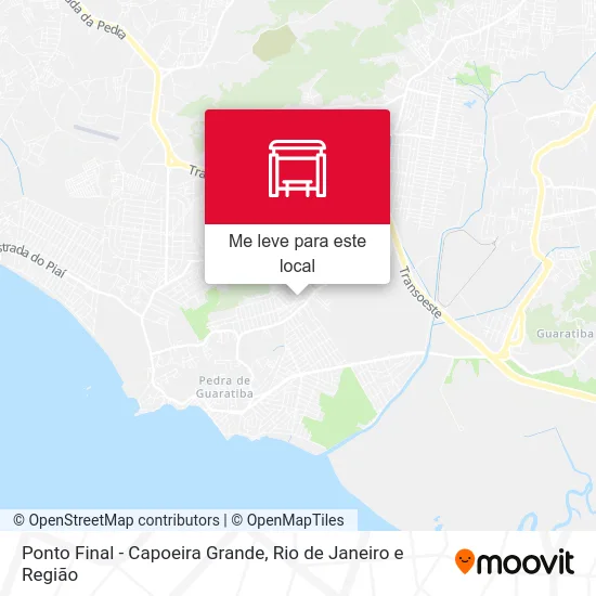 Ponto Final - Capoeira Grande mapa