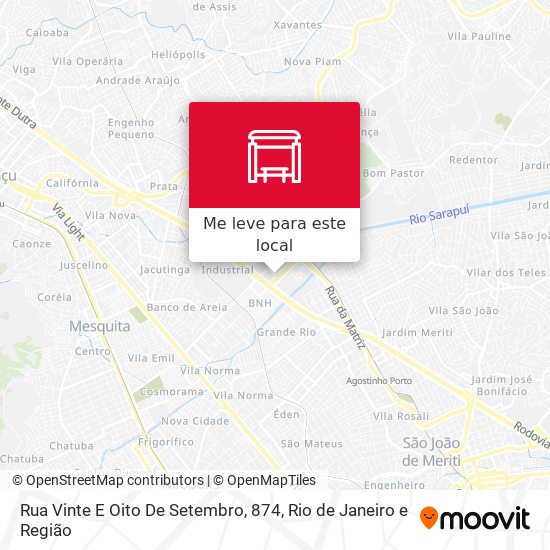 Rua Vinte E Oito De Setembro, 874 mapa