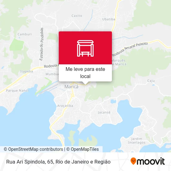 Rua Ari Spindola, 65 mapa