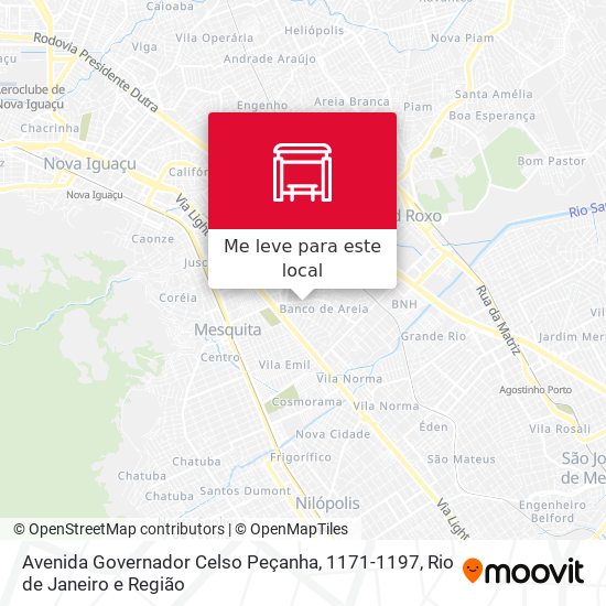 Avenida Governador Celso Peçanha, 1171-1197 mapa
