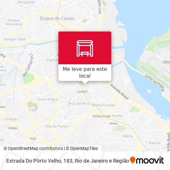 Estrada Do Pôrto Velho, 183 mapa