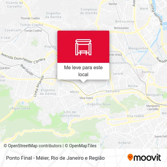 Ponto Final - Méier mapa