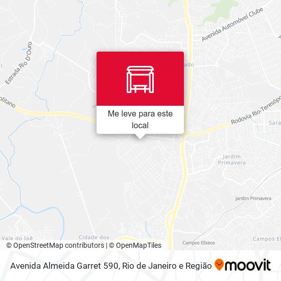 Avenida Almeida Garret 590 mapa