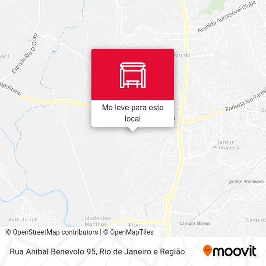 Rua Anibal Benevolo 95 mapa