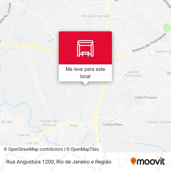 Rua Angustura 1200 mapa