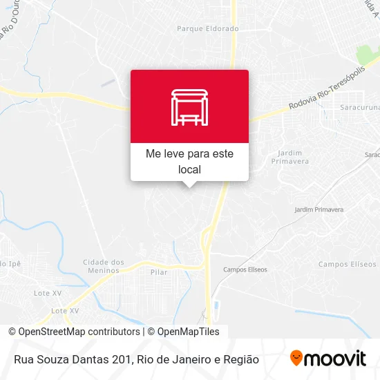 Rua Souza Dantas 201 mapa