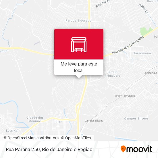 Rua Paraná 250 mapa