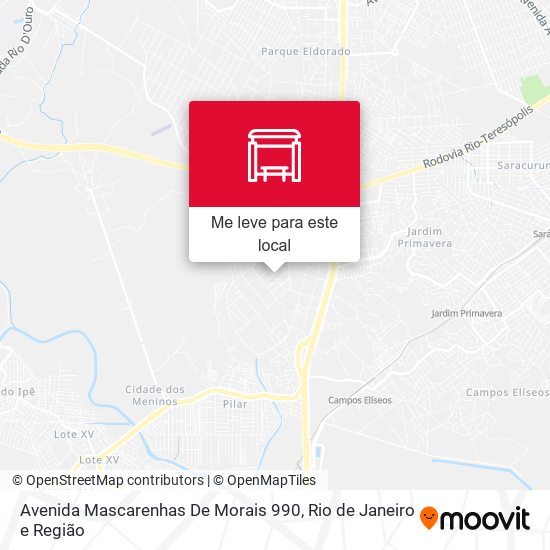 Avenida Mascarenhas De Morais 990 mapa