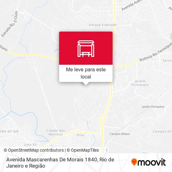 Avenida Mascarenhas De Morais 1840 mapa