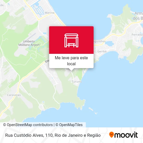 Rua Custódio Alves, 110 mapa