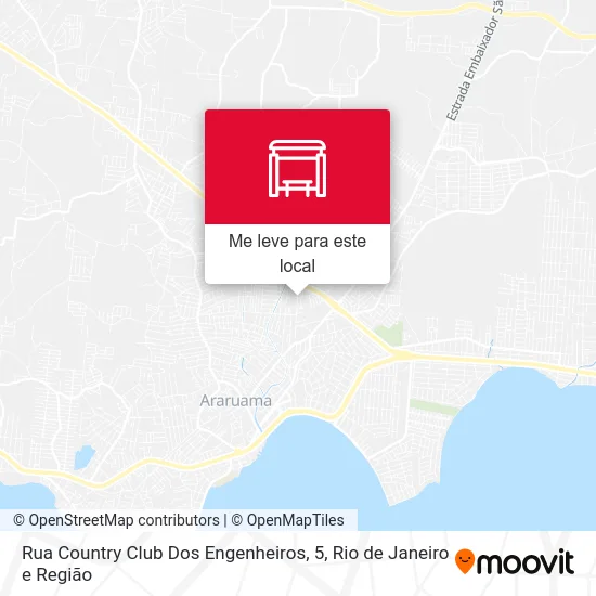 Rua Country Club Dos Engenheiros, 5 mapa