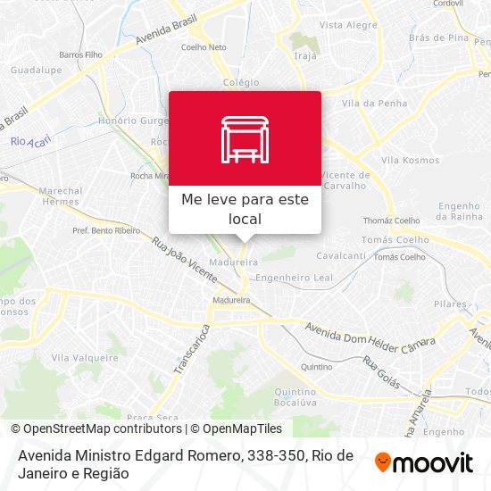 Avenida Ministro Edgard Romero, 338-350 mapa