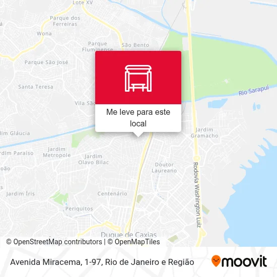 Avenida Miracema, 1-97 mapa