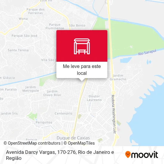 Avenida Darcy Vargas, 170-276 mapa