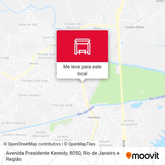 Avenida Presidente Kenedy, 8050 mapa