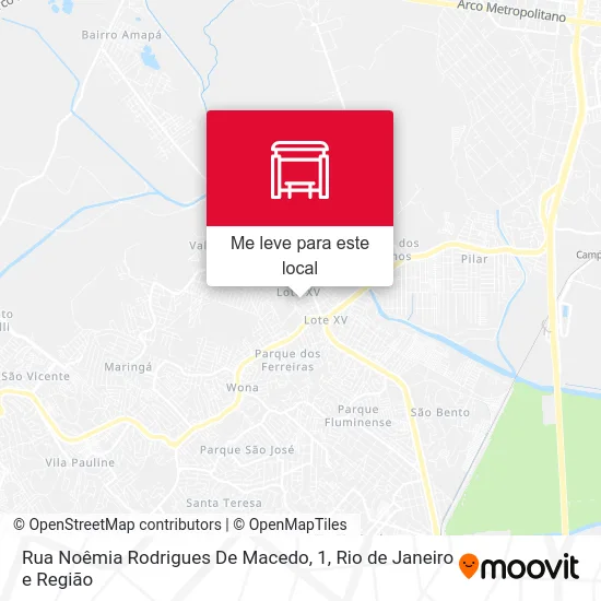 Rua Noêmia Rodrigues De Macedo, 1 mapa
