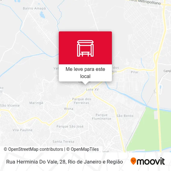 Rua Herminia Do Vale, 28 mapa