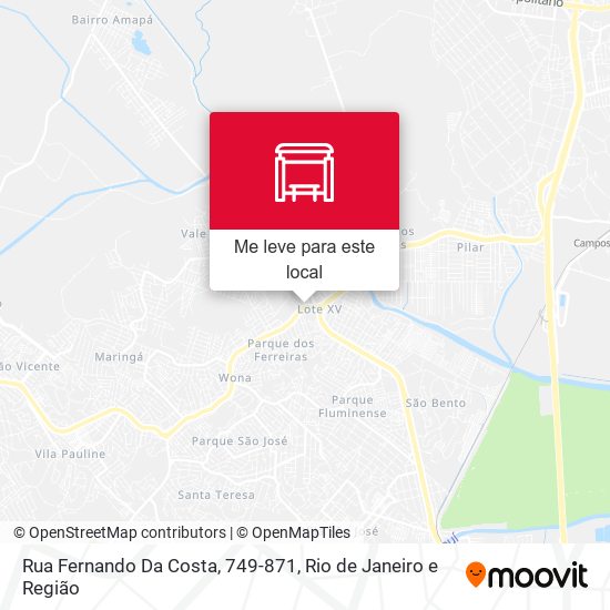 Rua Fernando Da Costa, 749-871 mapa