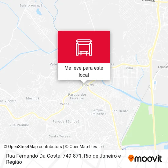 Rua Fernando Da Costa, 749-871 mapa