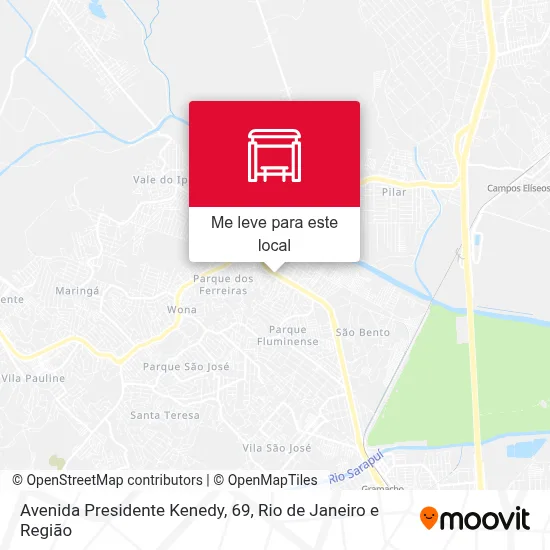 Avenida Presidente Kenedy, 69 mapa