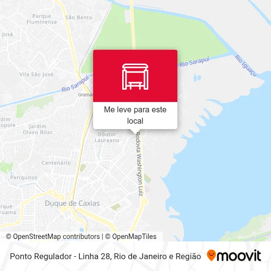 Ponto Regulador - Linha 28 mapa