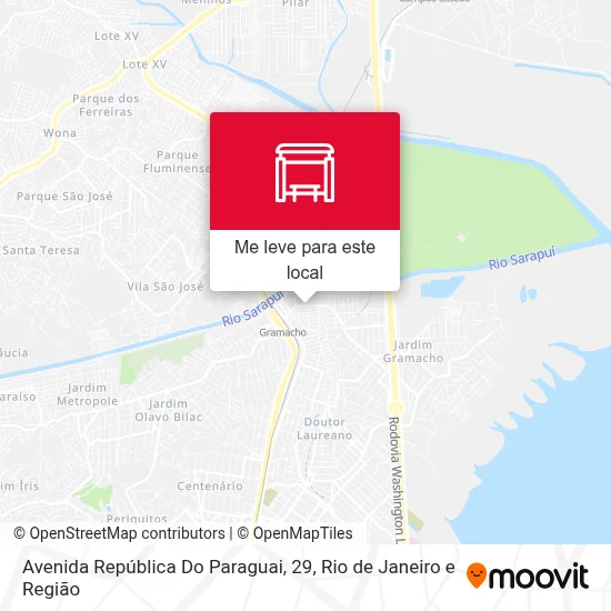 Avenida República Do Paraguai, 29 mapa