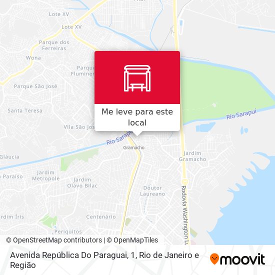 Avenida República Do Paraguai, 1 mapa