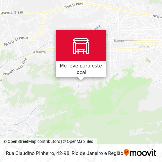 Rua Claudino Pinheiro, 42-98 mapa