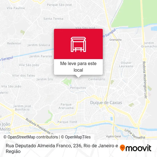 Rua Deputado Almeida Franco, 236 mapa