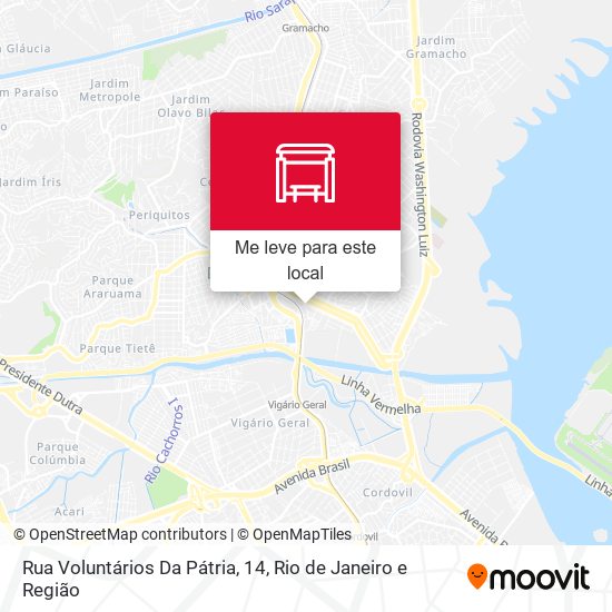 Rua Voluntários Da Pátria, 14 mapa