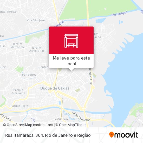 Rua Itamaracá, 364 mapa