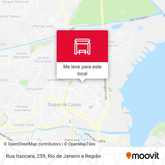 Rua Itaocara, 259 mapa