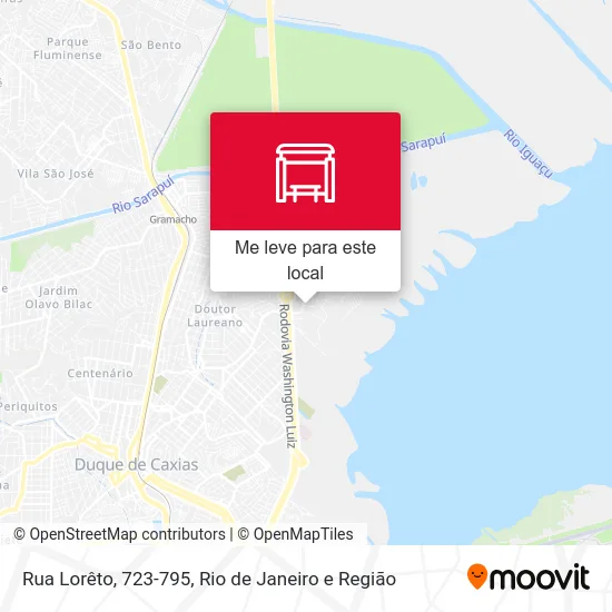 Rua Lorêto, 723-795 mapa