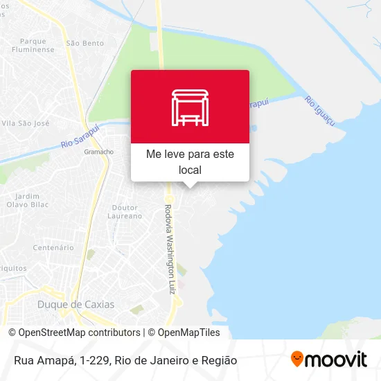 Rua Amapá, 1-229 mapa