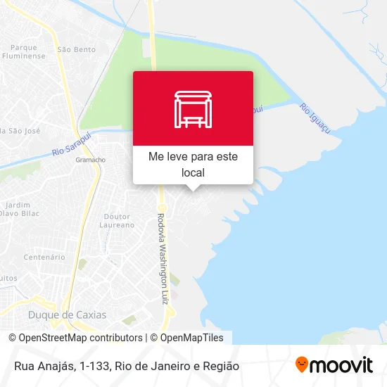Rua Anajás, 1-133 mapa