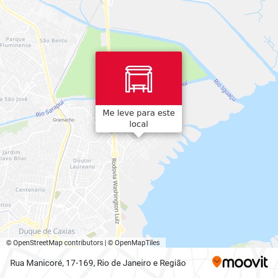 Rua Manicoré, 17-169 mapa