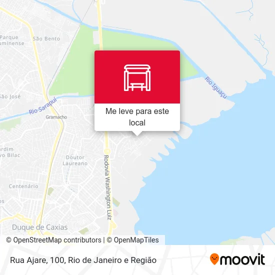 Rua Ajare, 100 mapa