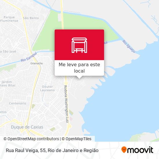 Rua Raul Veiga, 55 mapa