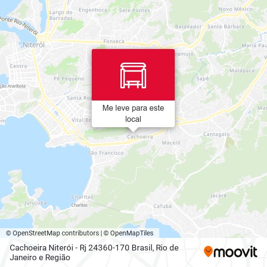 Cachoeira Niterói - Rj 24360-170 Brasil mapa