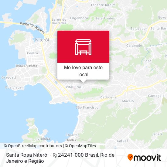 Santa Rosa Niterói - Rj 24241-000 Brasil mapa