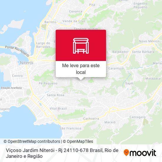 Viçoso Jardim Niterói - Rj 24110-678 Brasil mapa