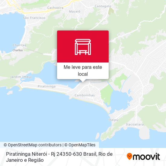 Piratininga Niterói - Rj 24350-630 Brasil mapa