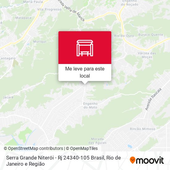 Serra Grande Niterói - Rj 24340-105 Brasil mapa